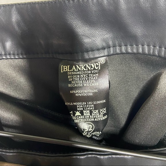 Blank NYC The Bond Faux Vegan Leather High Waist Pants - Picture 4 of 9